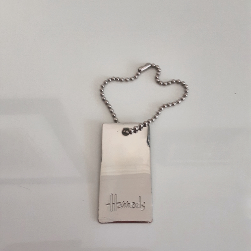 Harrods Chrome Key Chain